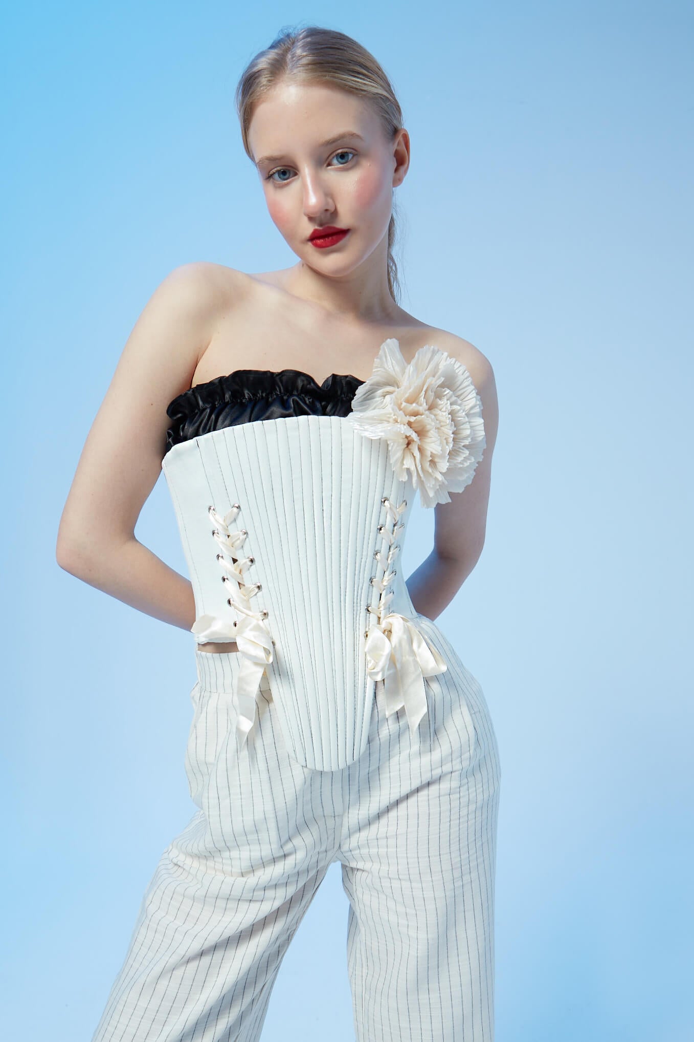 Marie Ecru Corset Set