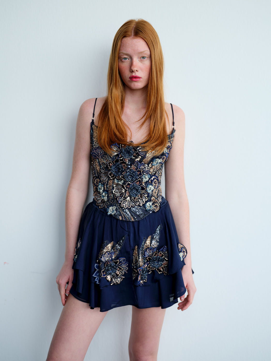 Athena Navy Skirt