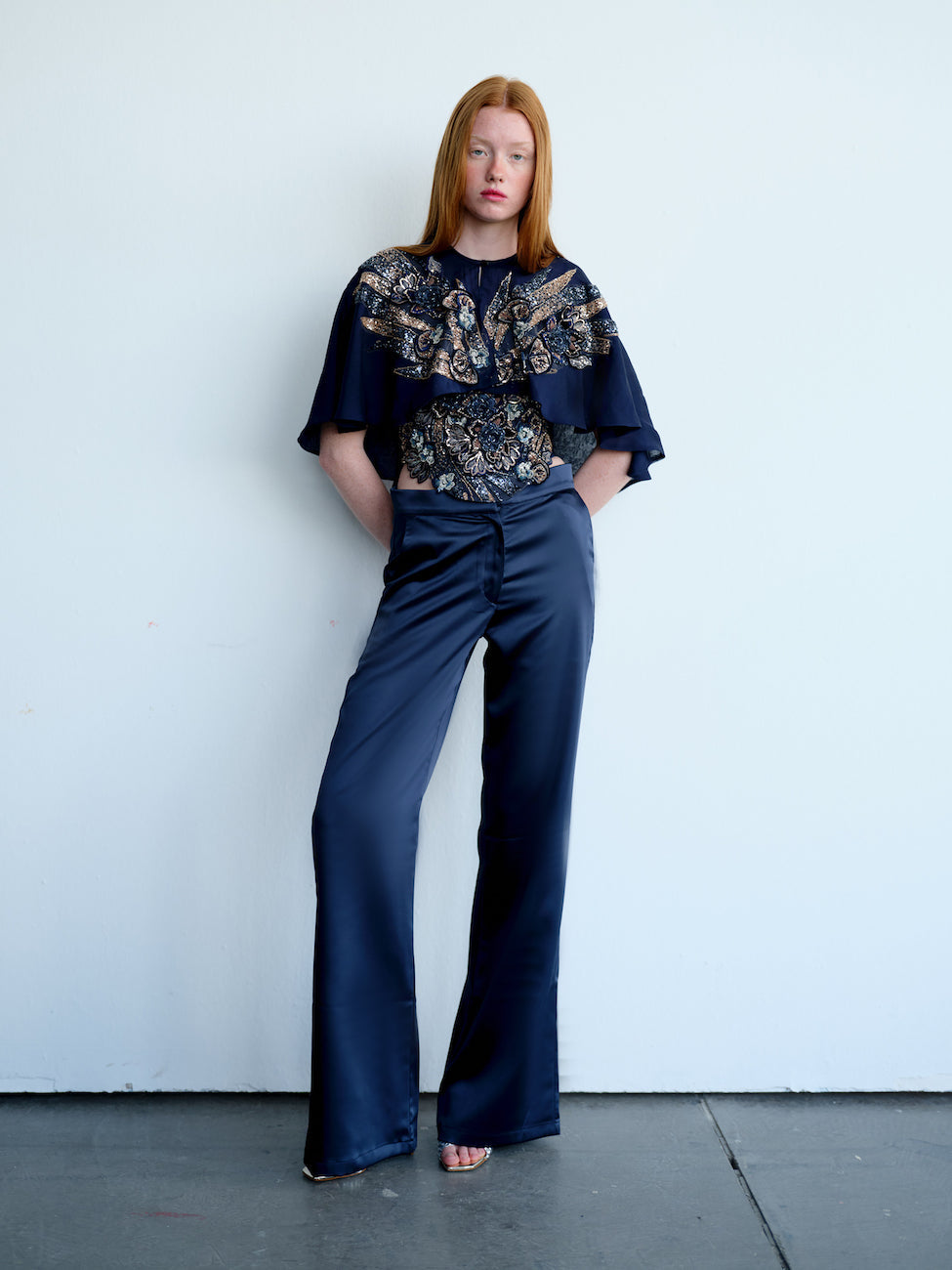 Athena Navy Pant