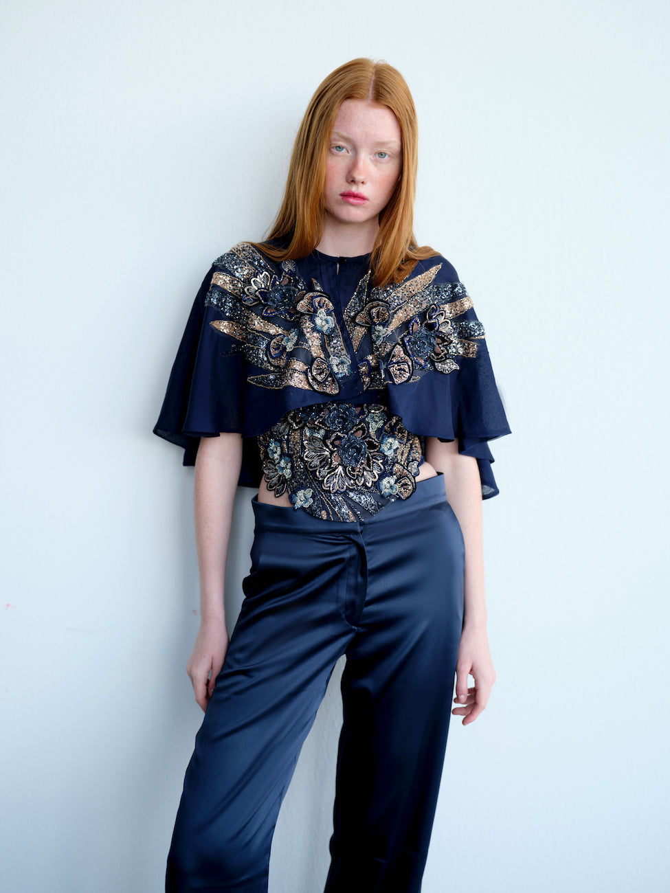 Athena Navy Pant