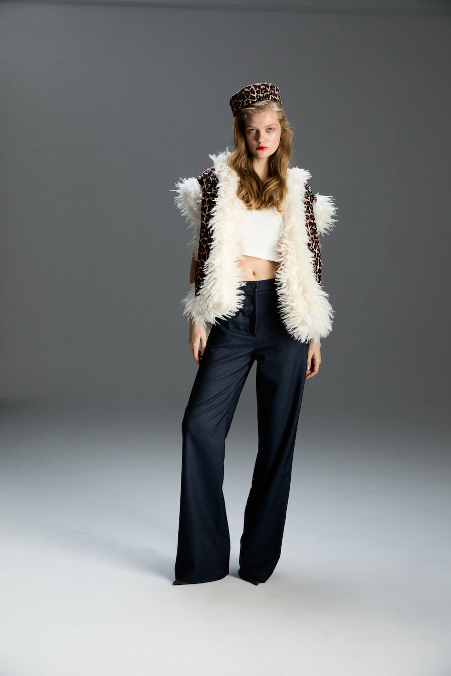 Milka Leopar Çift Taraflı Yelek