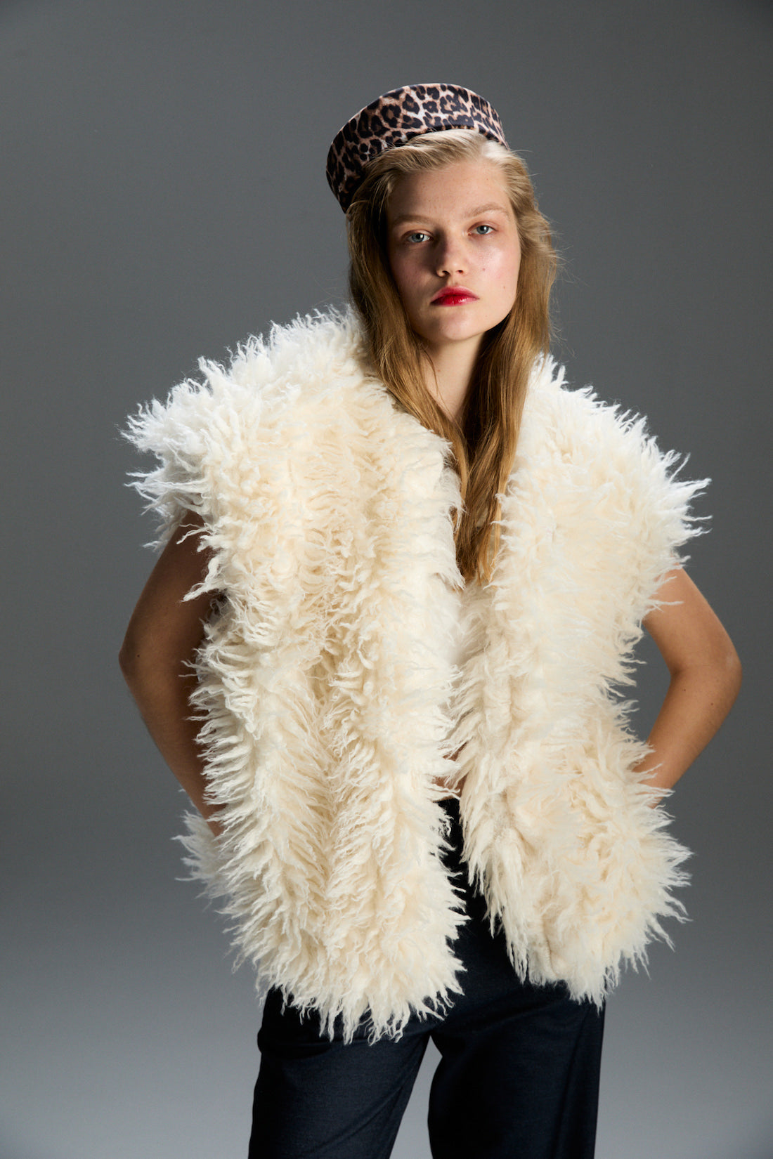 Milka Leopar Çift Taraflı Yelek