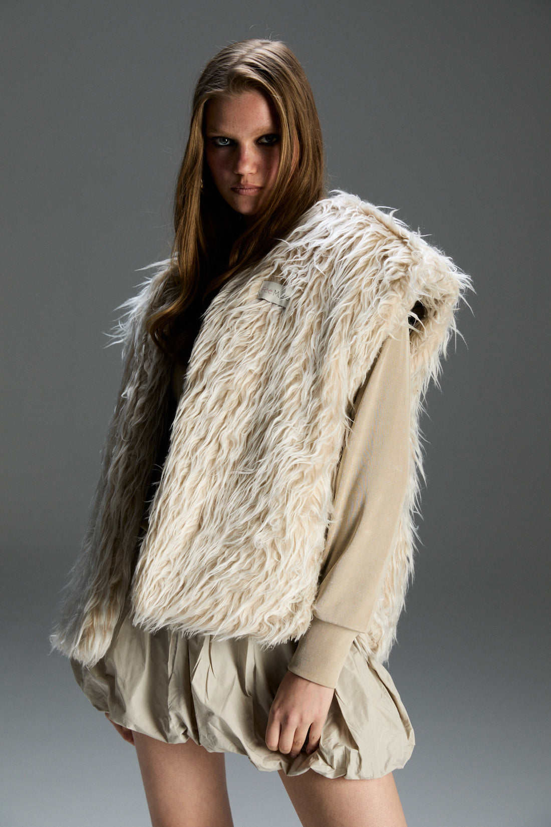 Milka Çiçekli Çift Taraflı Yelek