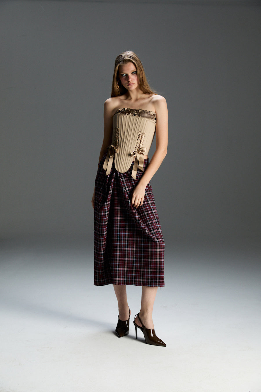 Marie Nude Corset Set