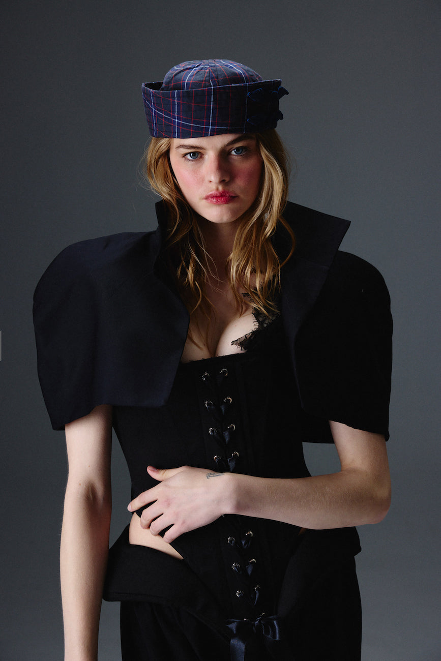 Grace Black Corset Set