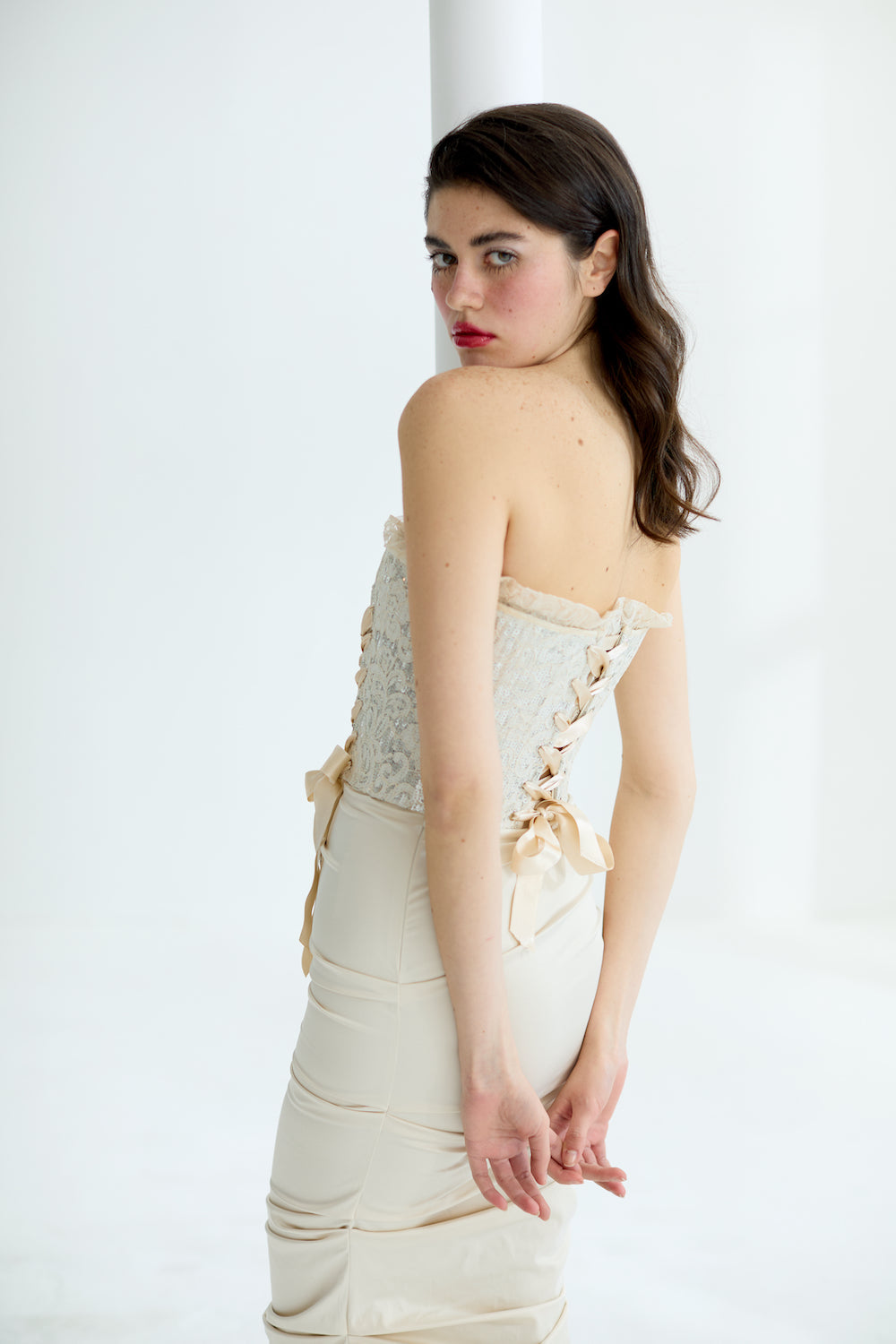 Marie In Stardust Corset Set