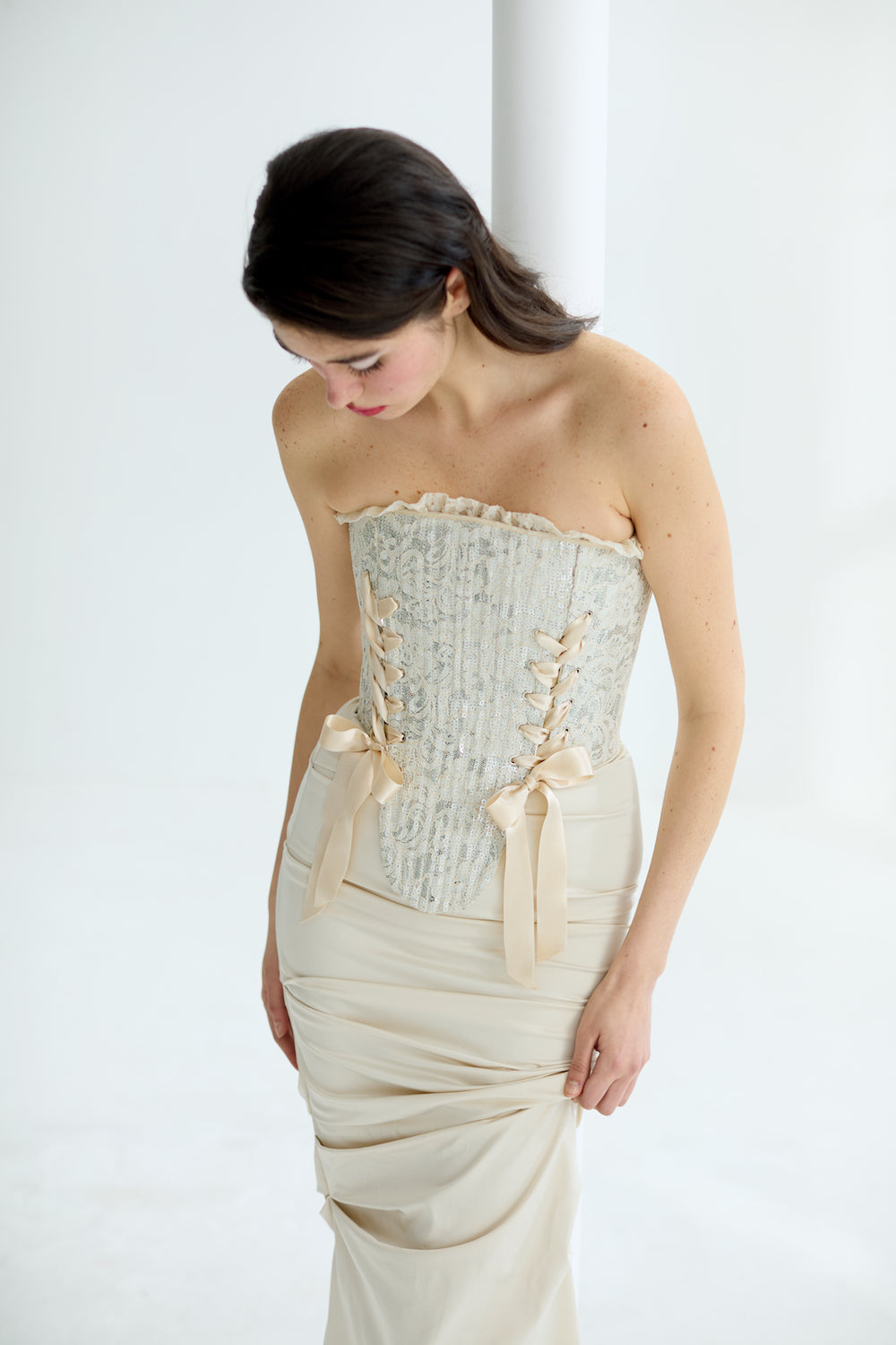 Marie In Stardust Corset Set