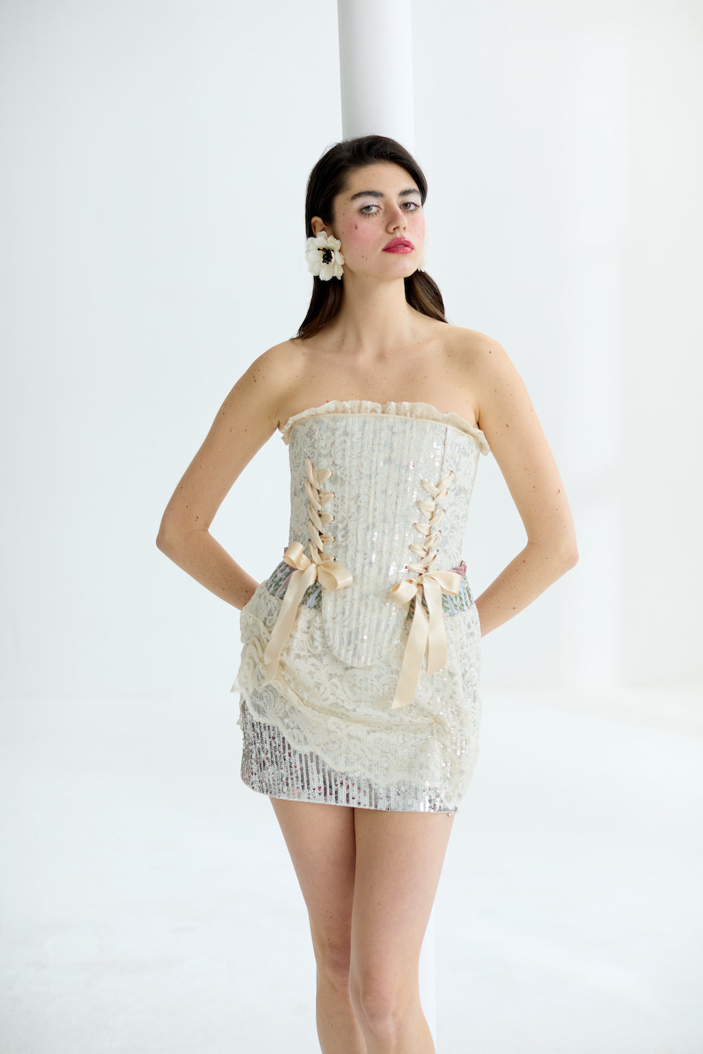 Marie In Stardust Corset Set