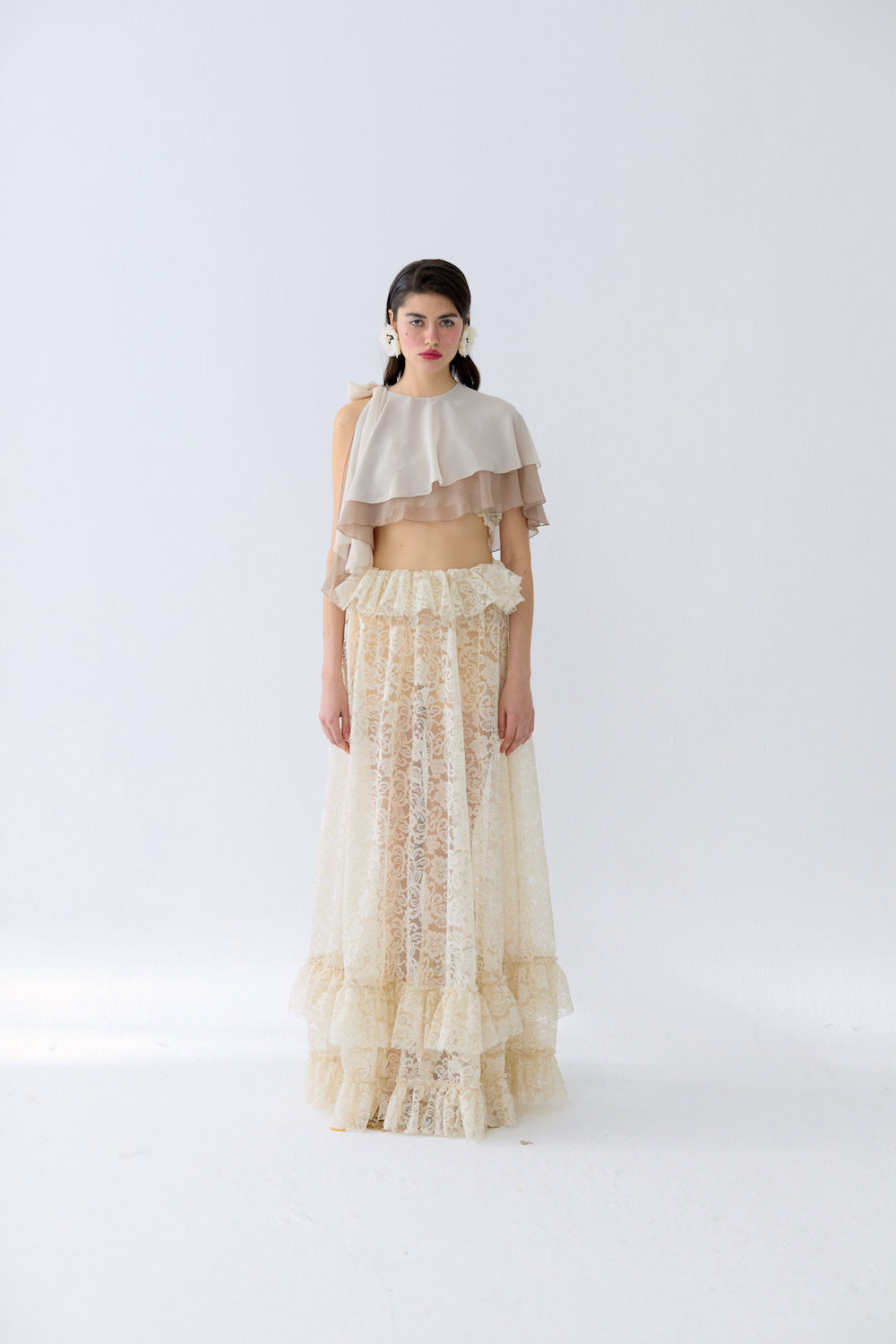 Dahlia Beige Cape