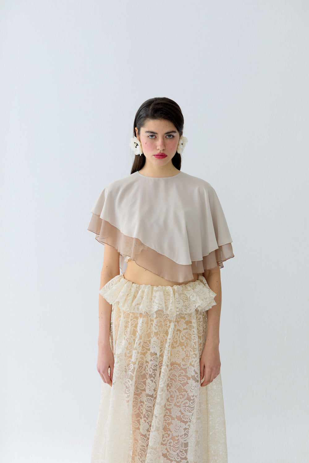 Dahlia Beige Cape