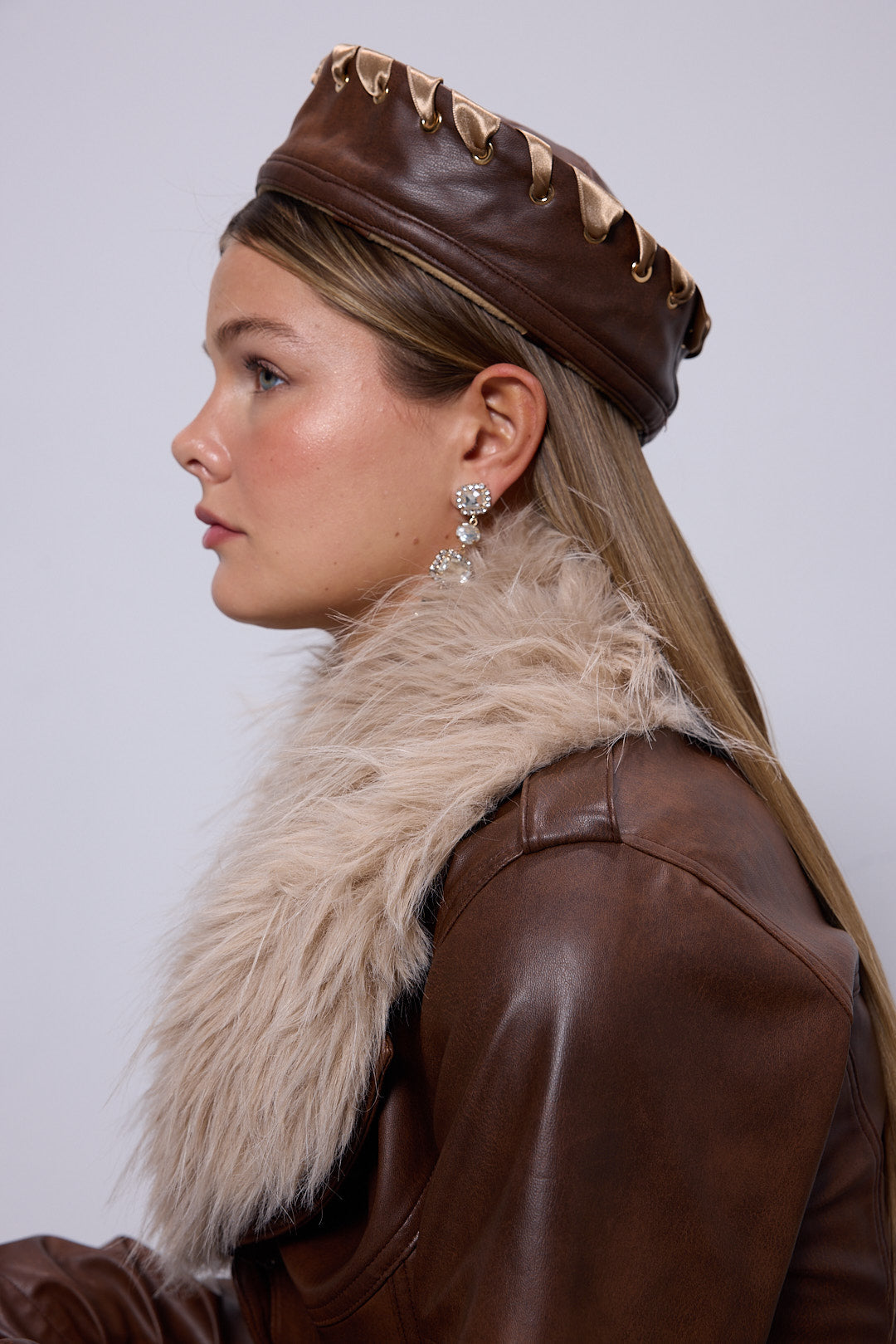 Helena Leather Hat