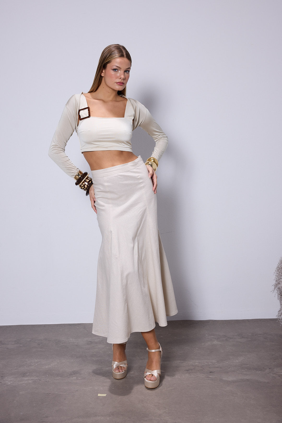 Meggy Cream Bolero