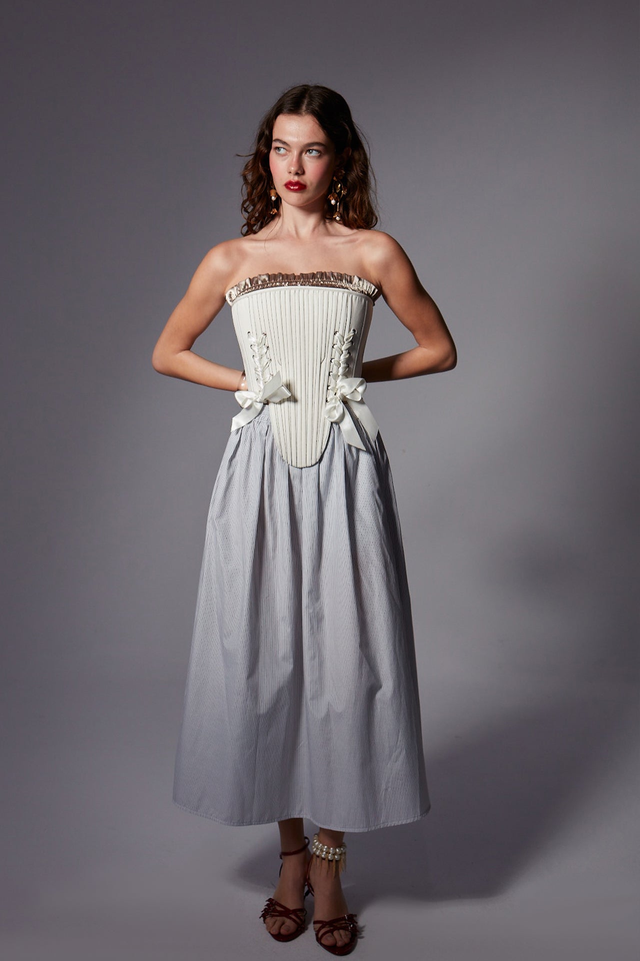 Amelia Striped Skirt