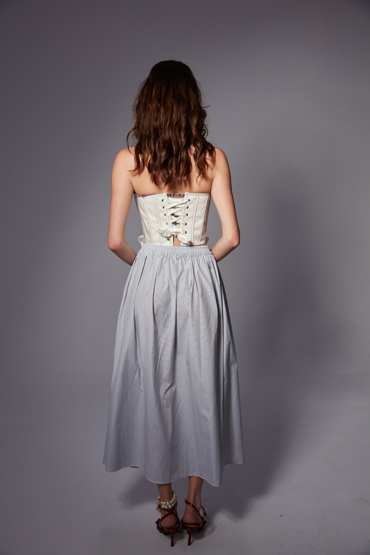 Marie Corset/Mink Crop Set