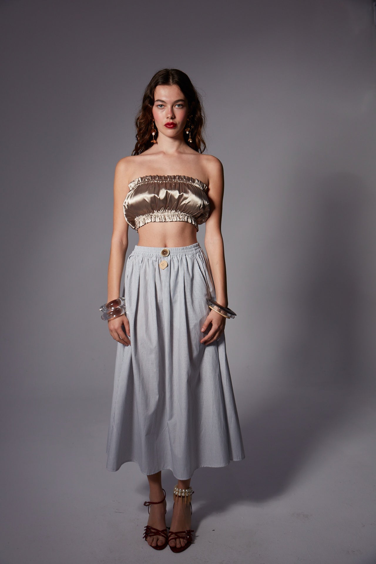 Amelia Striped Skirt