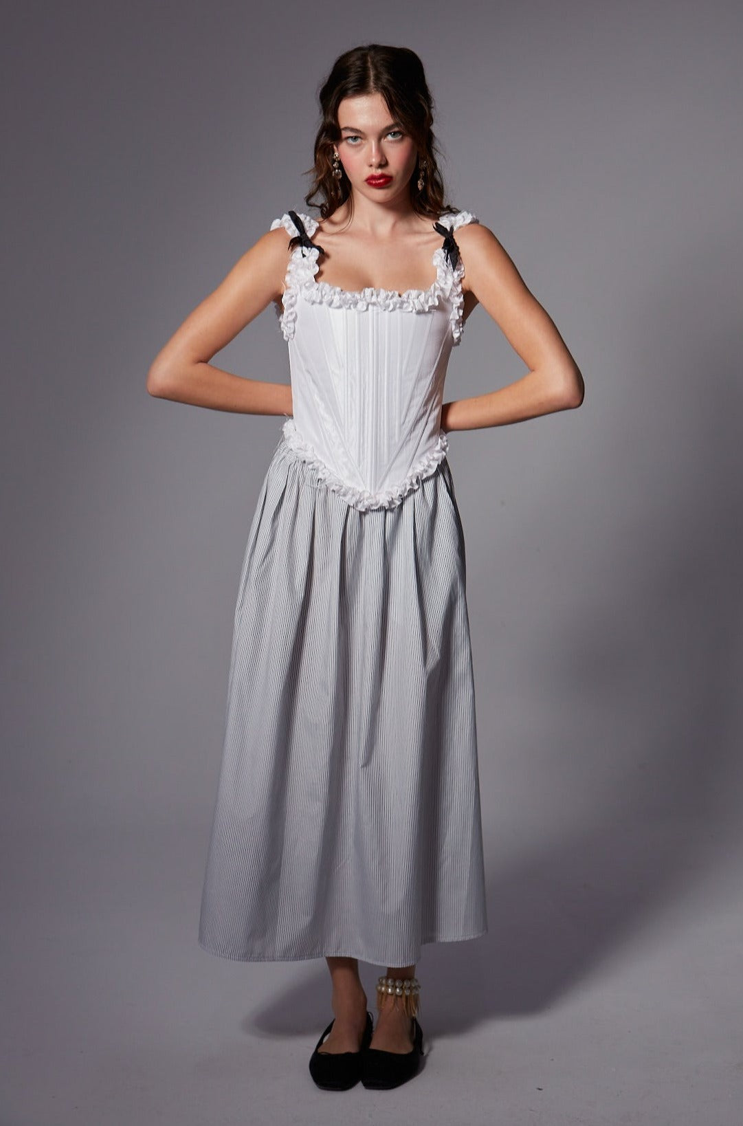 Amelia Striped Skirt