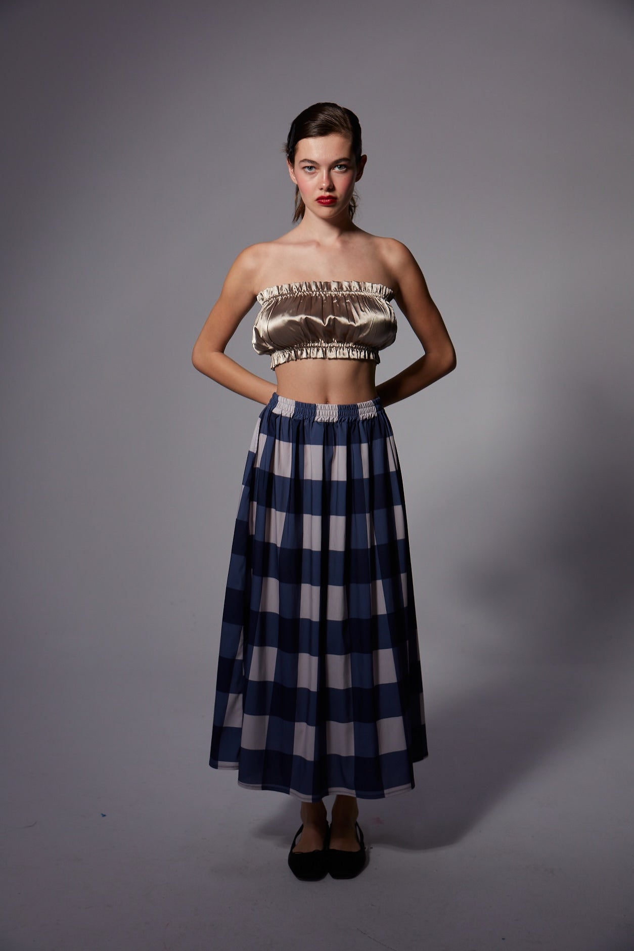 Amelia Checkered Skirt