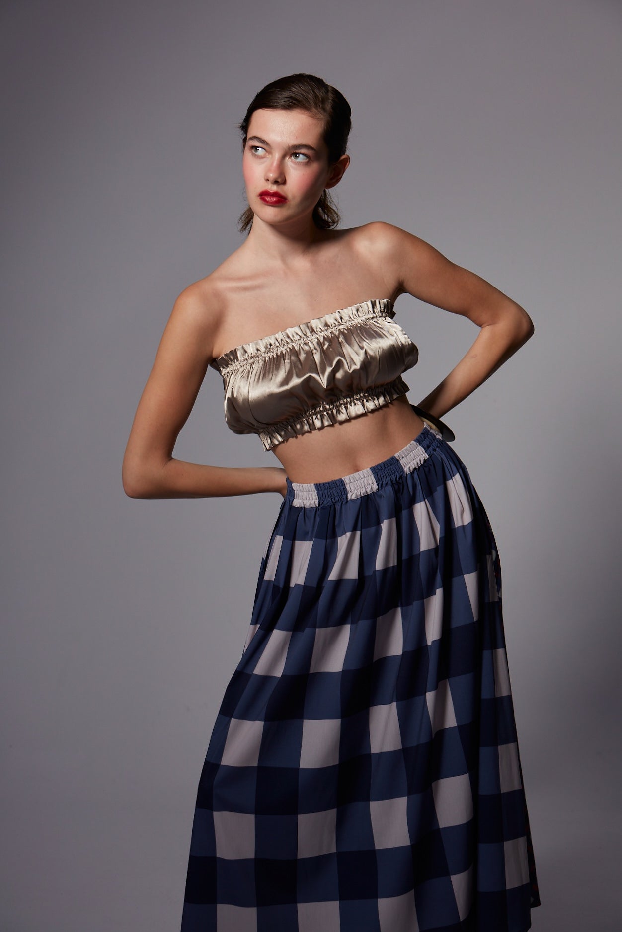 Marie Beige Corset Set