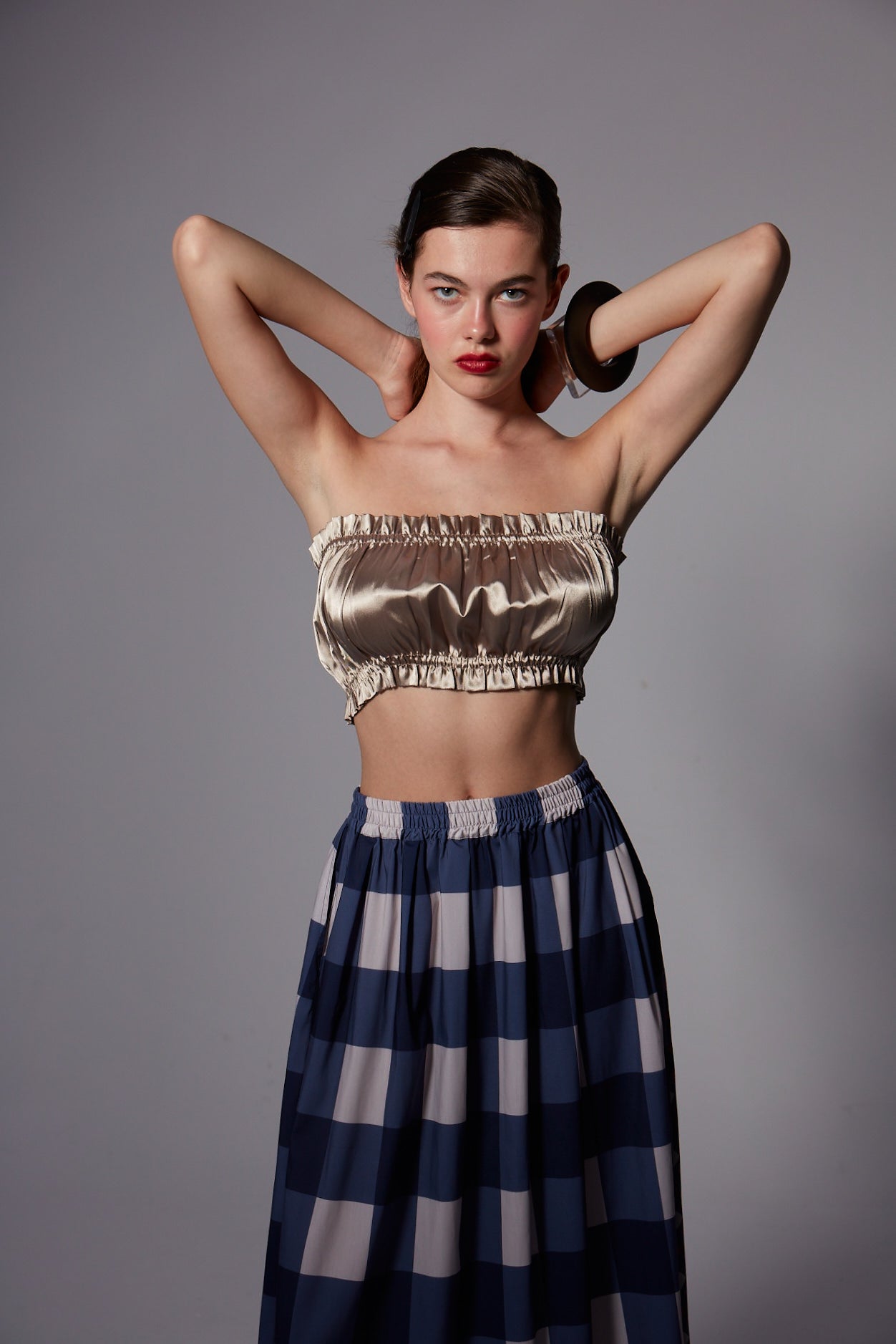 Marie Beige Corset Set