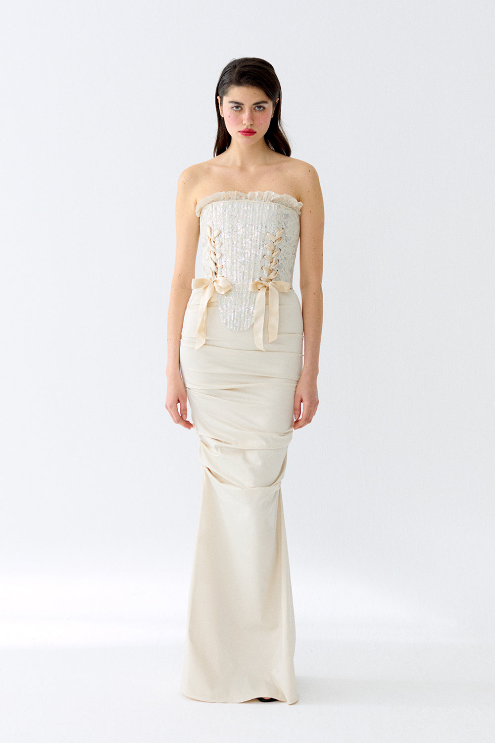 Rosa Corset Set/Shell Skirt/Crop