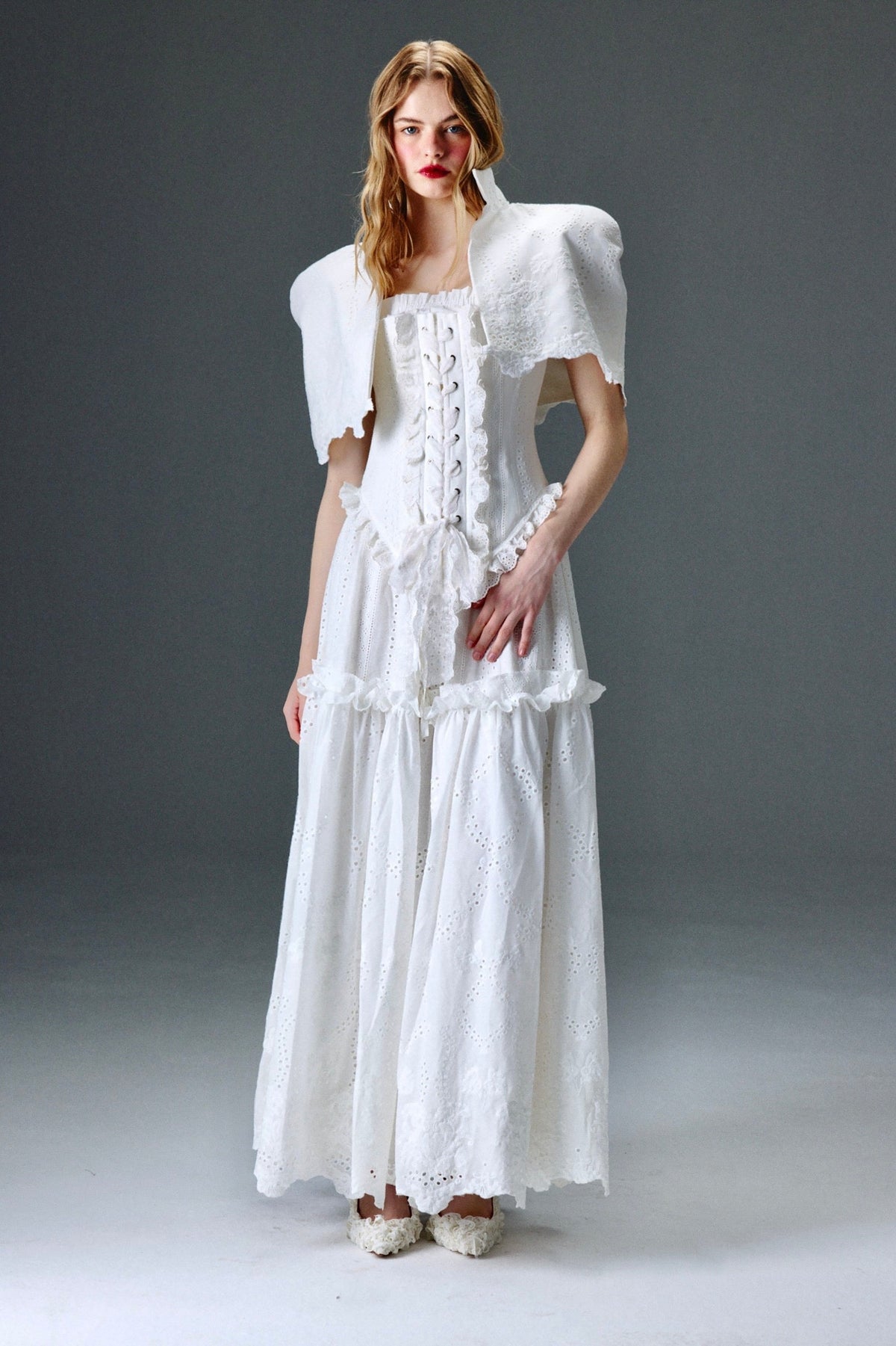 Sienna Eyelet Cape