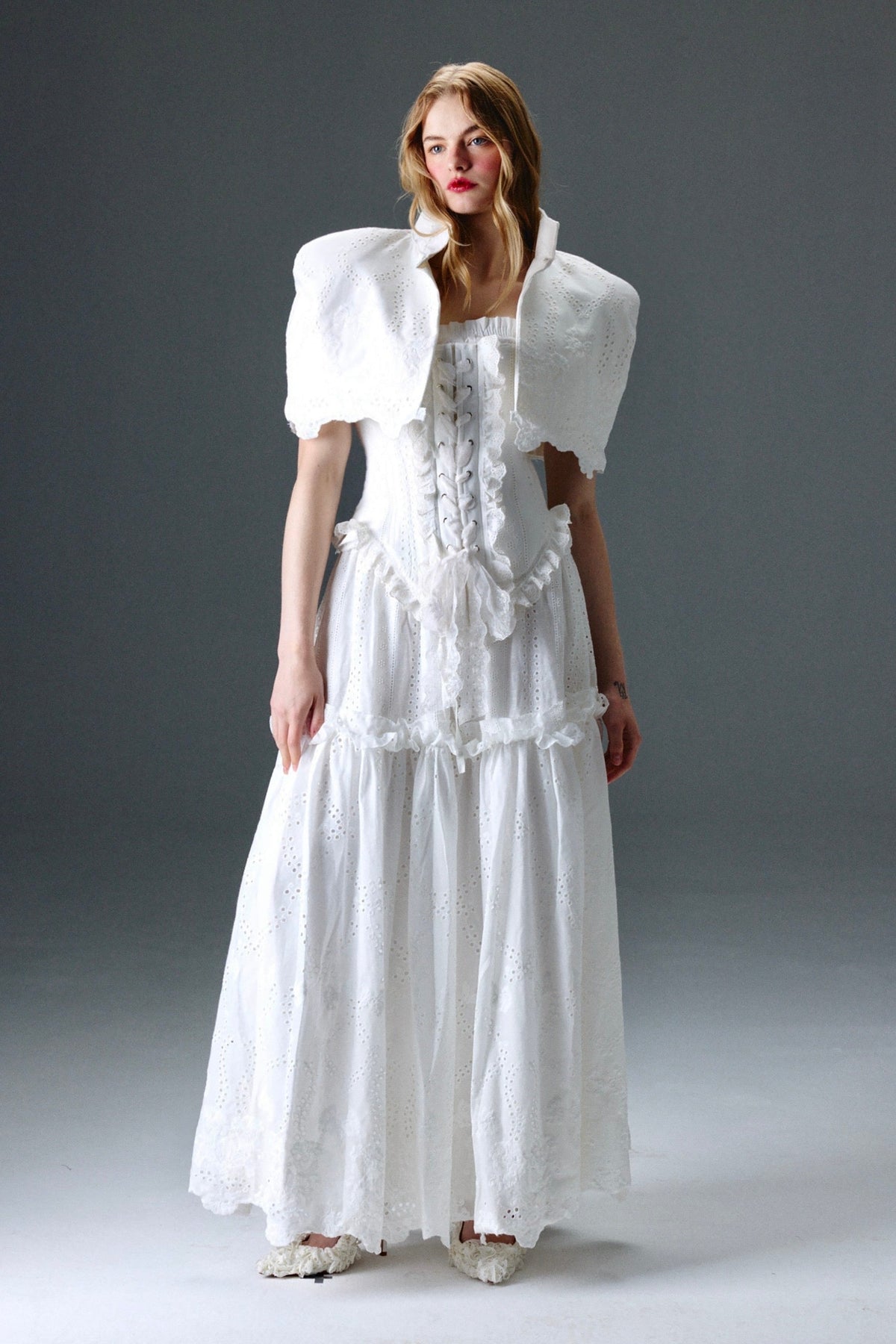 Sienna Eyelet Cape