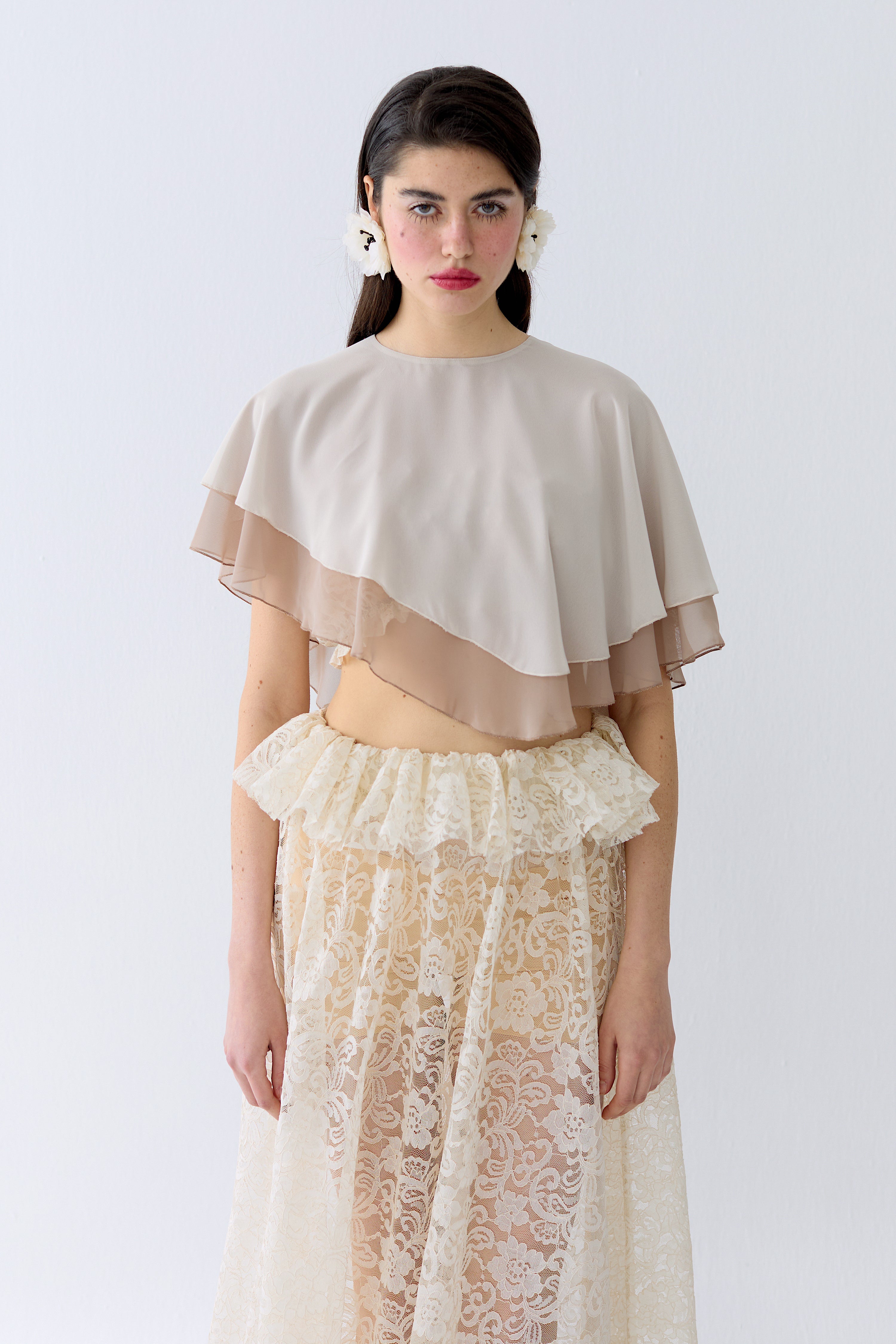 Dahlia Beige Cape