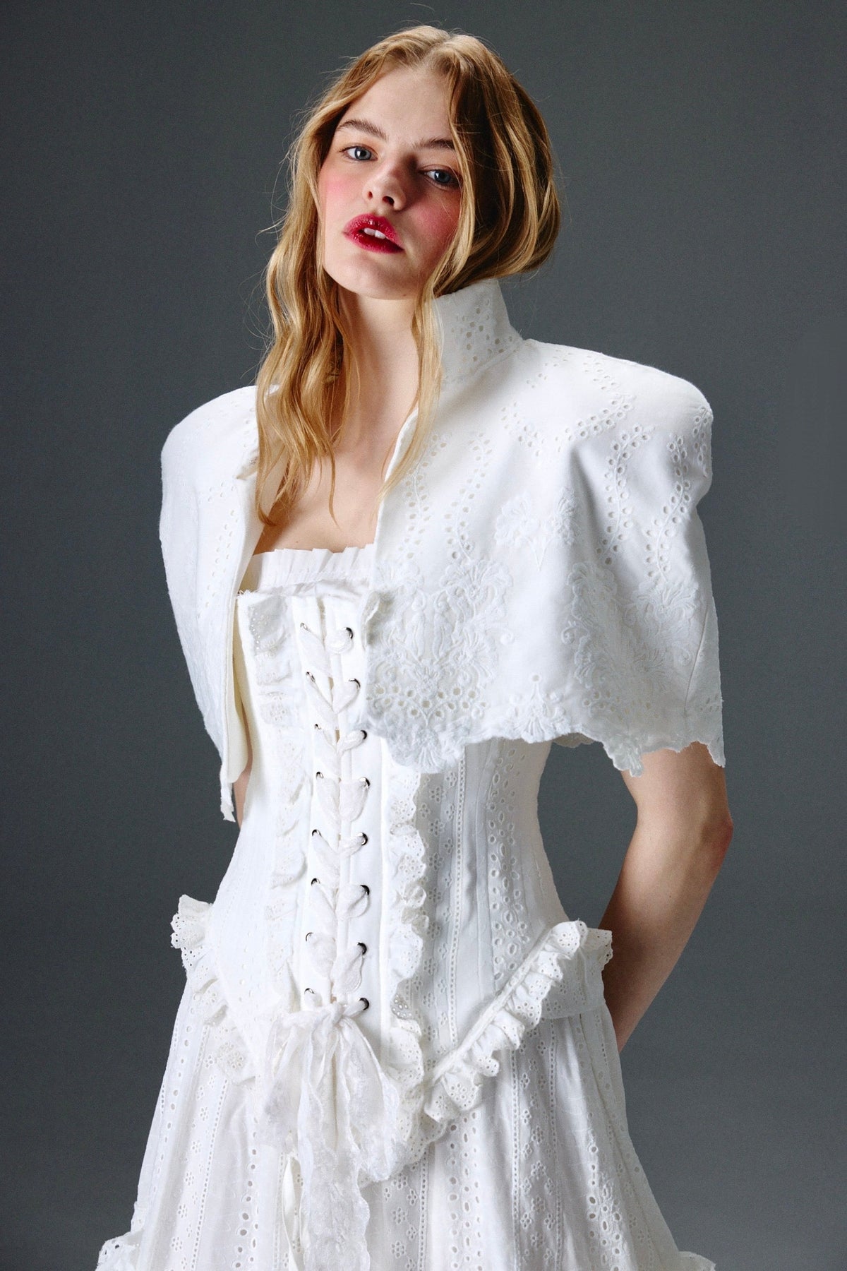 Sienna Eyelet Cape