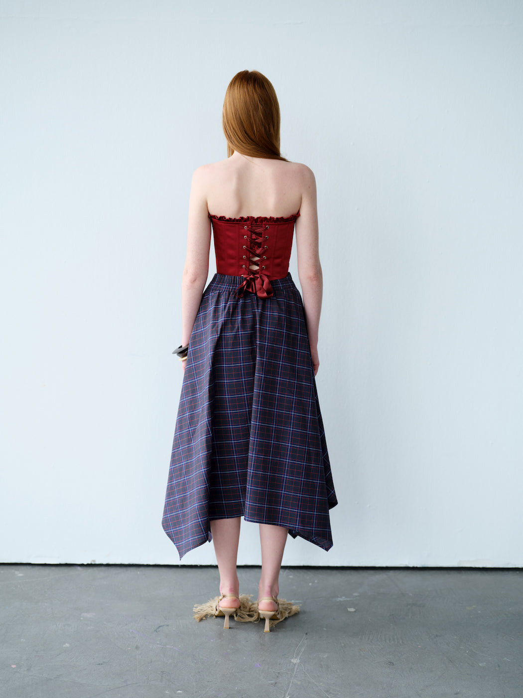 Marie Red Corset Set