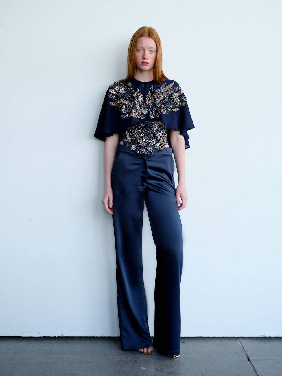 Athena Navy Pant