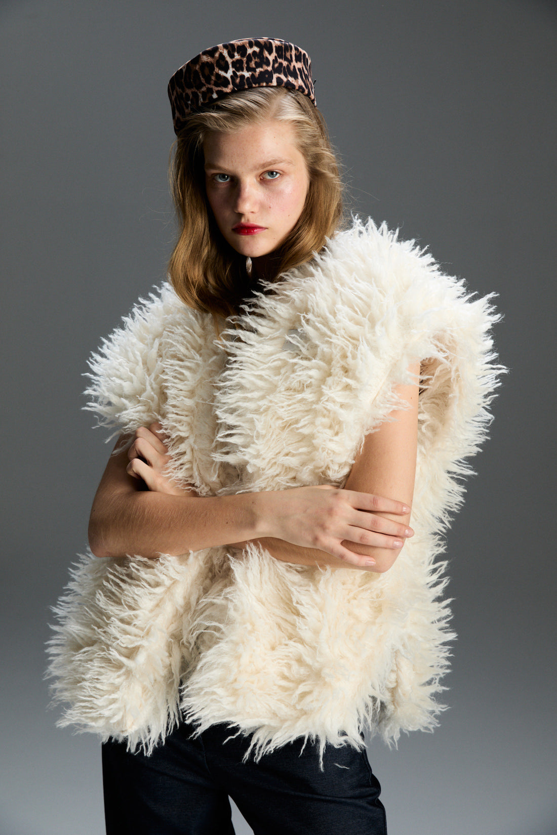 Milka Leopar Çift Taraflı Yelek