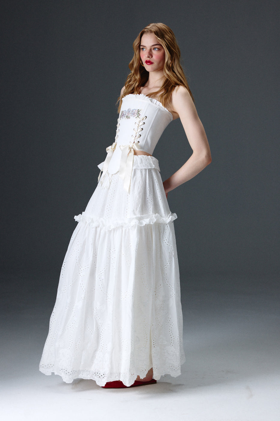 Marie Bloom Corset Set