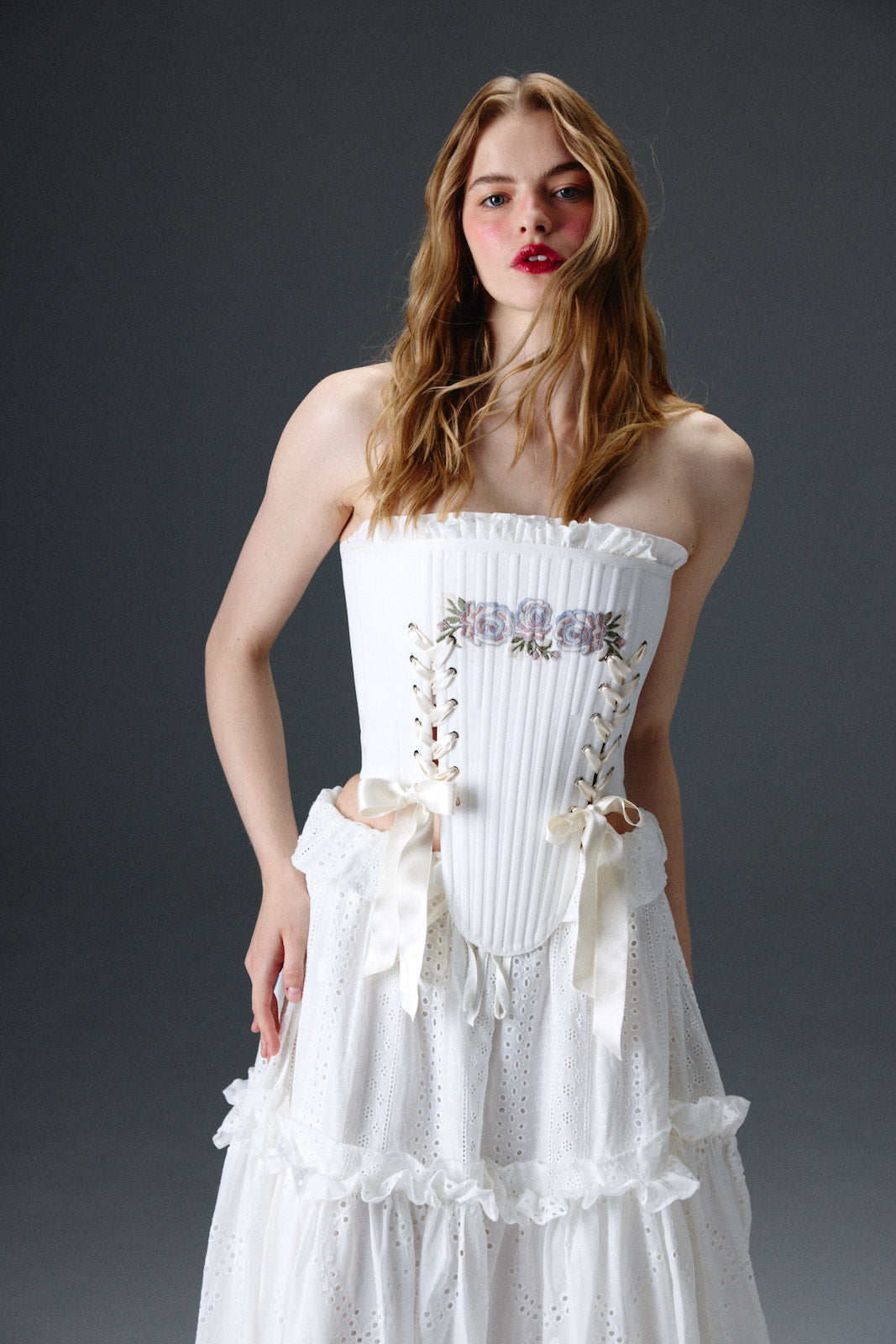Marie Bloom Corset Set