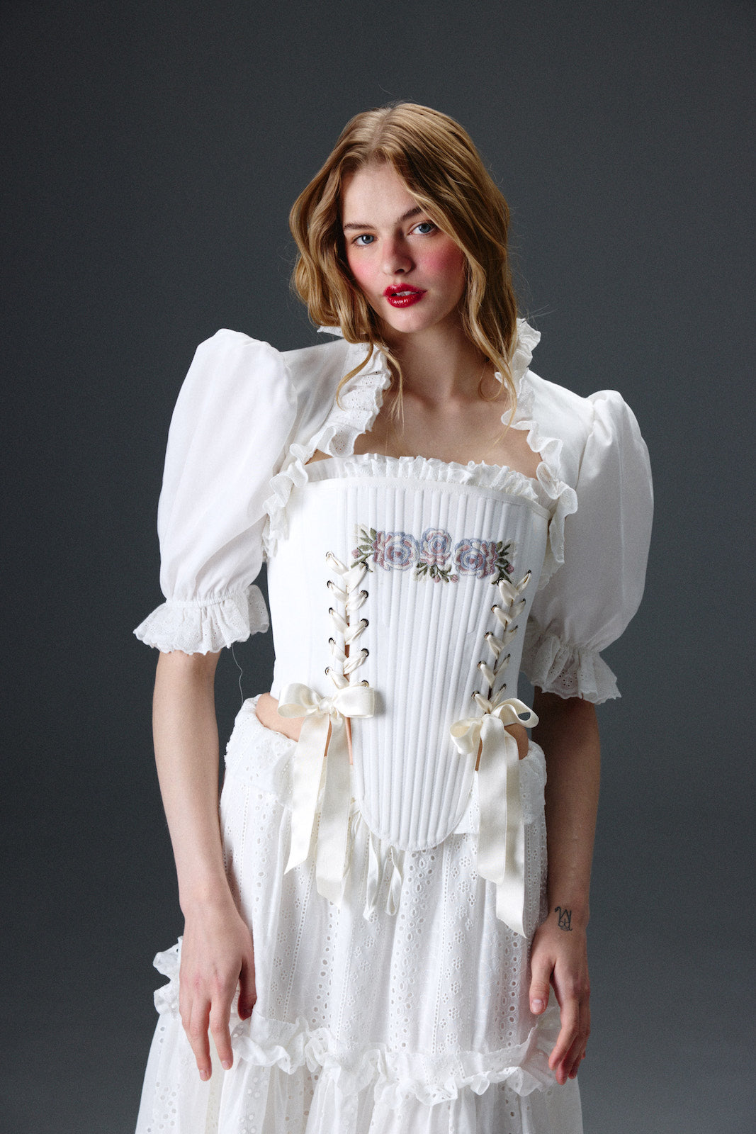 Marie Bloom Corset Set
