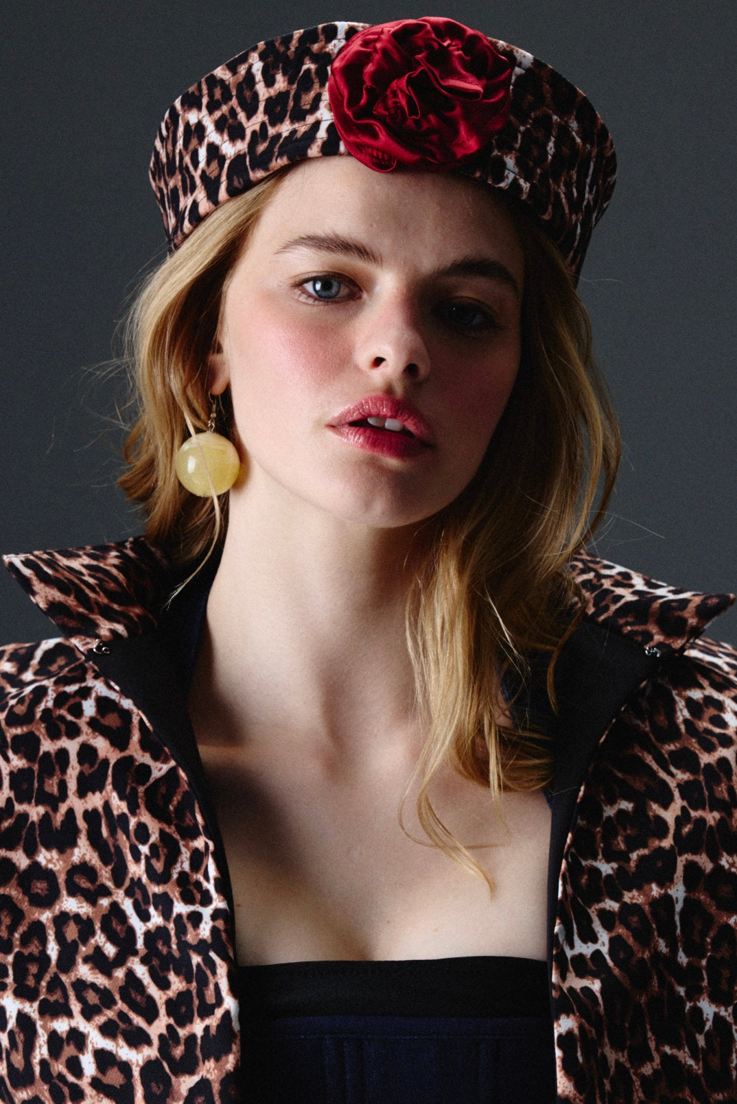 Flora Leopard Hat