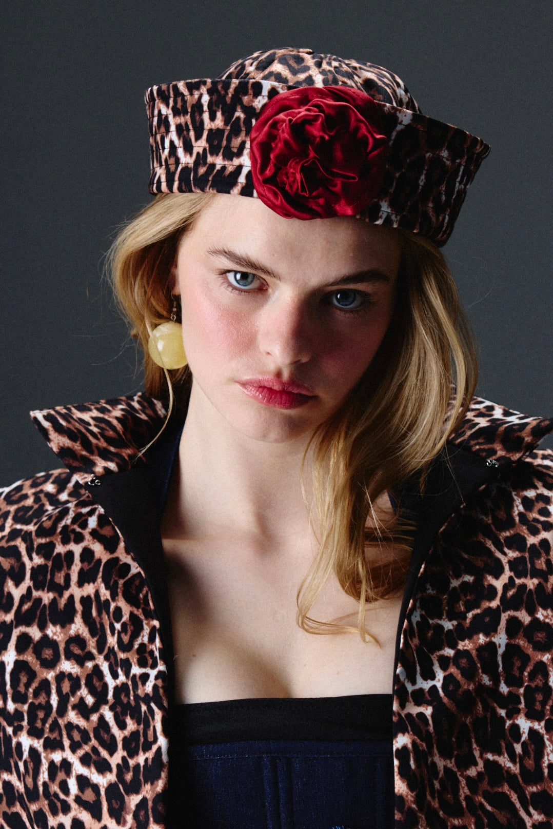 Flora Leopard Hat