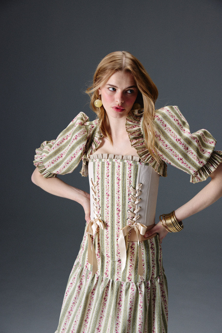 Rosewood Floral Bolero Top
