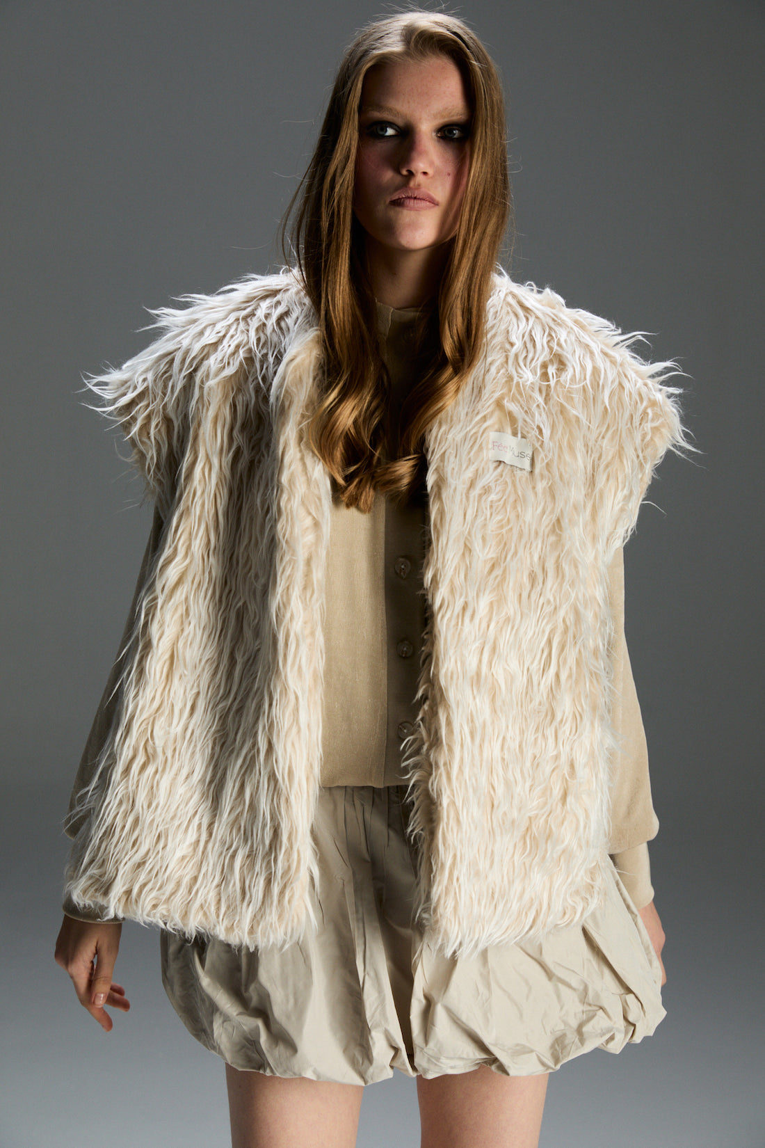 Milka Çiçekli Çift Taraflı Yelek