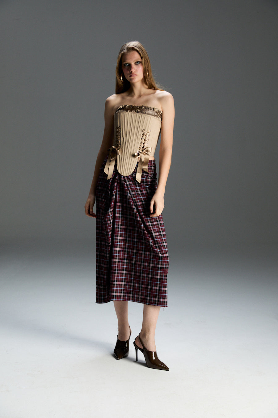 Marie Nude Corset Set