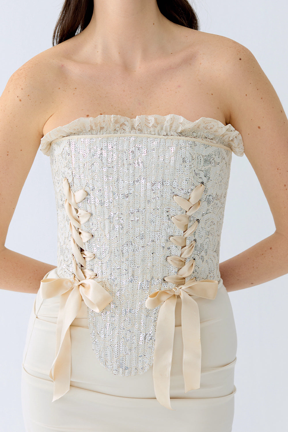 Marie In Stardust Corset Set