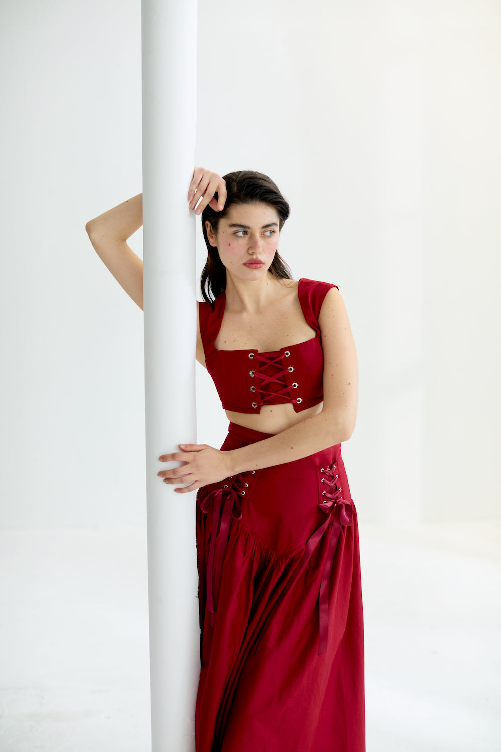 Cosmos Burgundy Corset