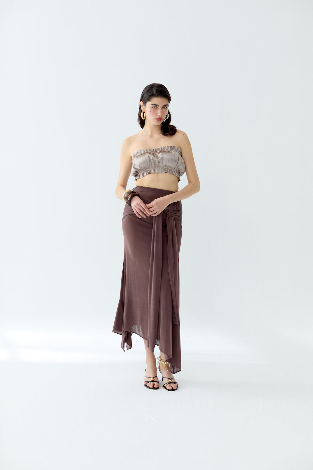 Lydia Crop Cape Set