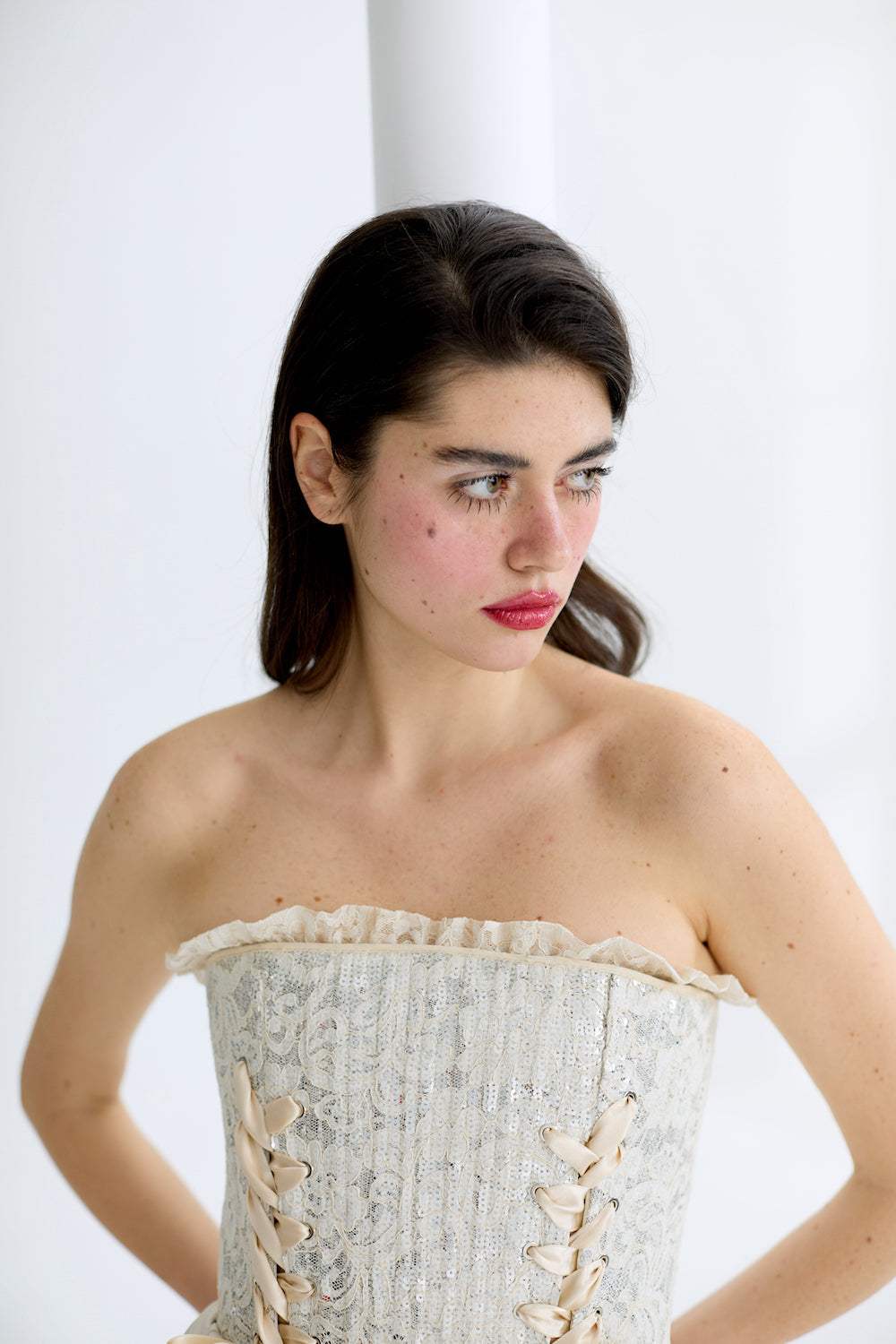 Marie In Stardust Corset Set