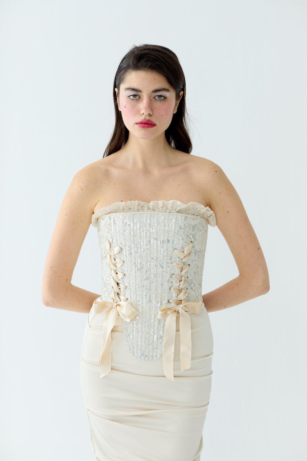 Marie In Stardust Corset Set