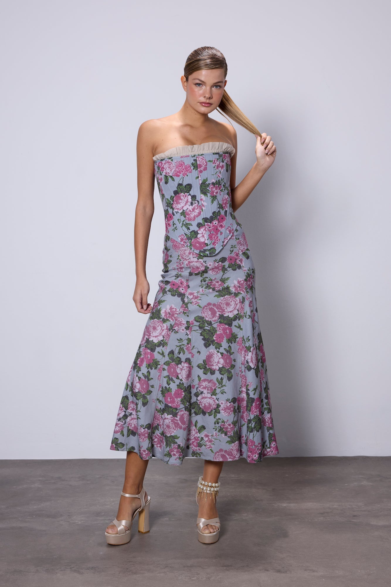 Ariel Floral Pattern Skirt