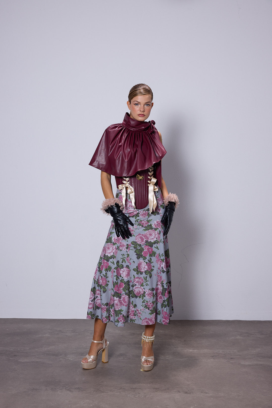 Ariel Floral Pattern Skirt