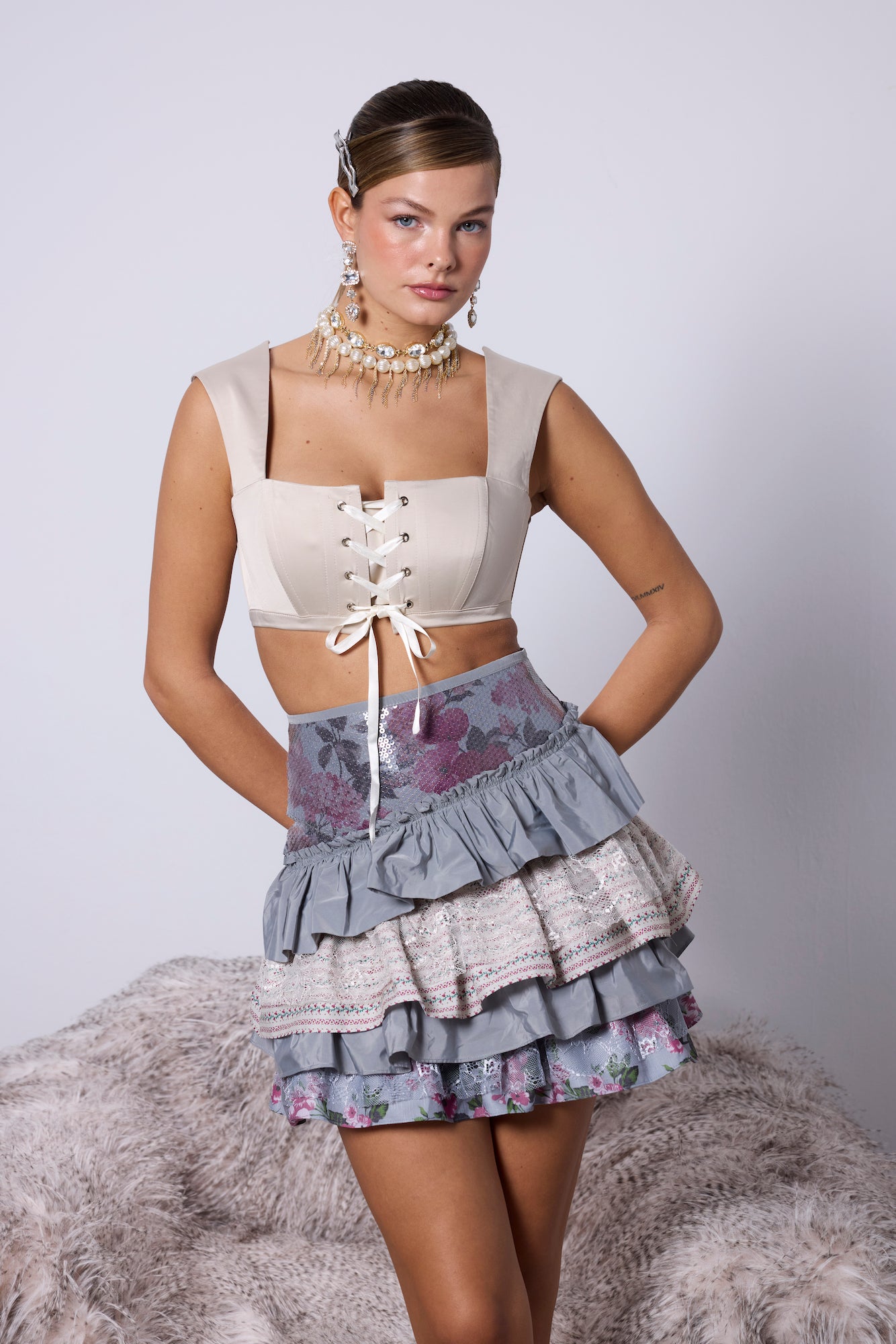 Cosmos Beige Corset