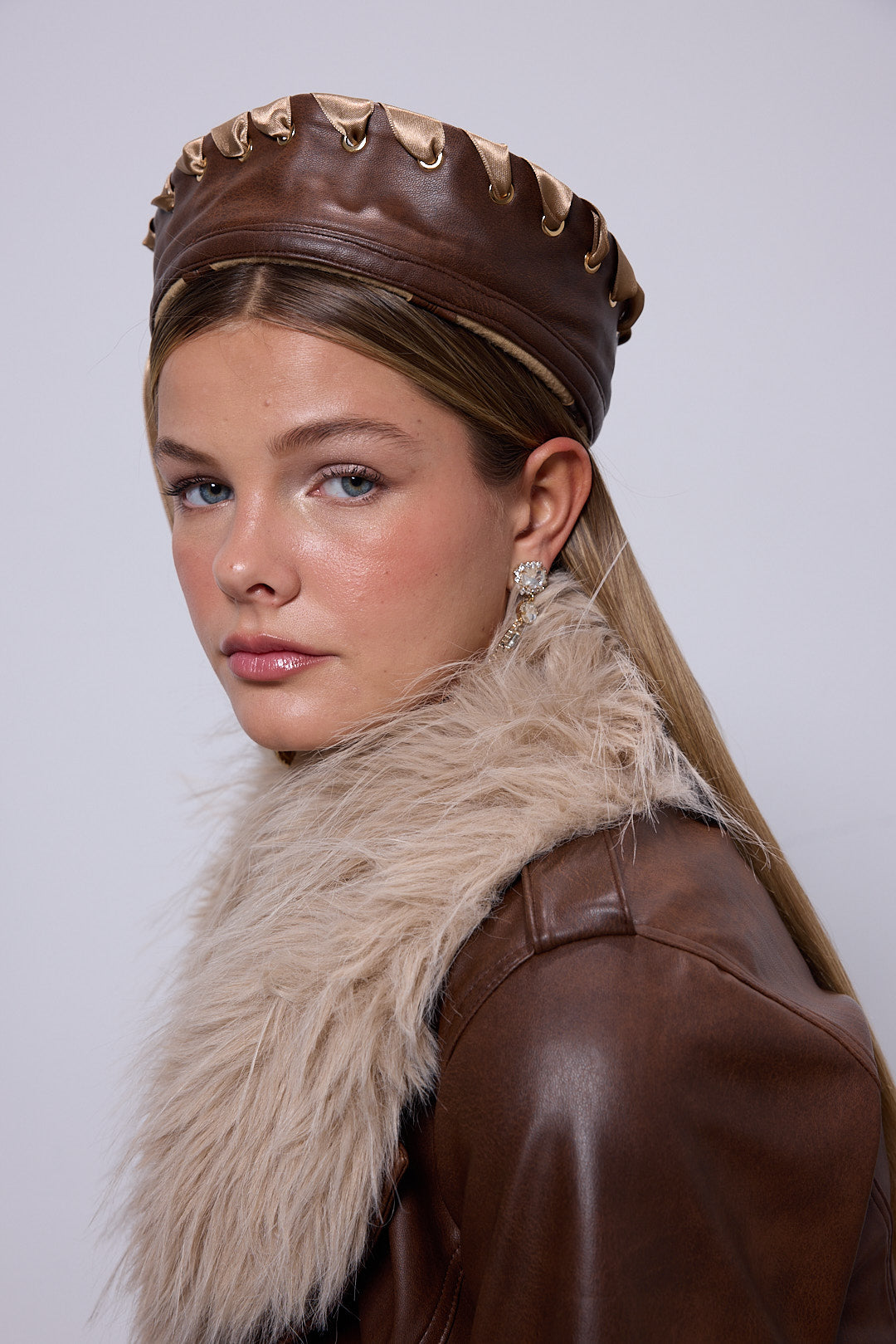Helena Leather Hat