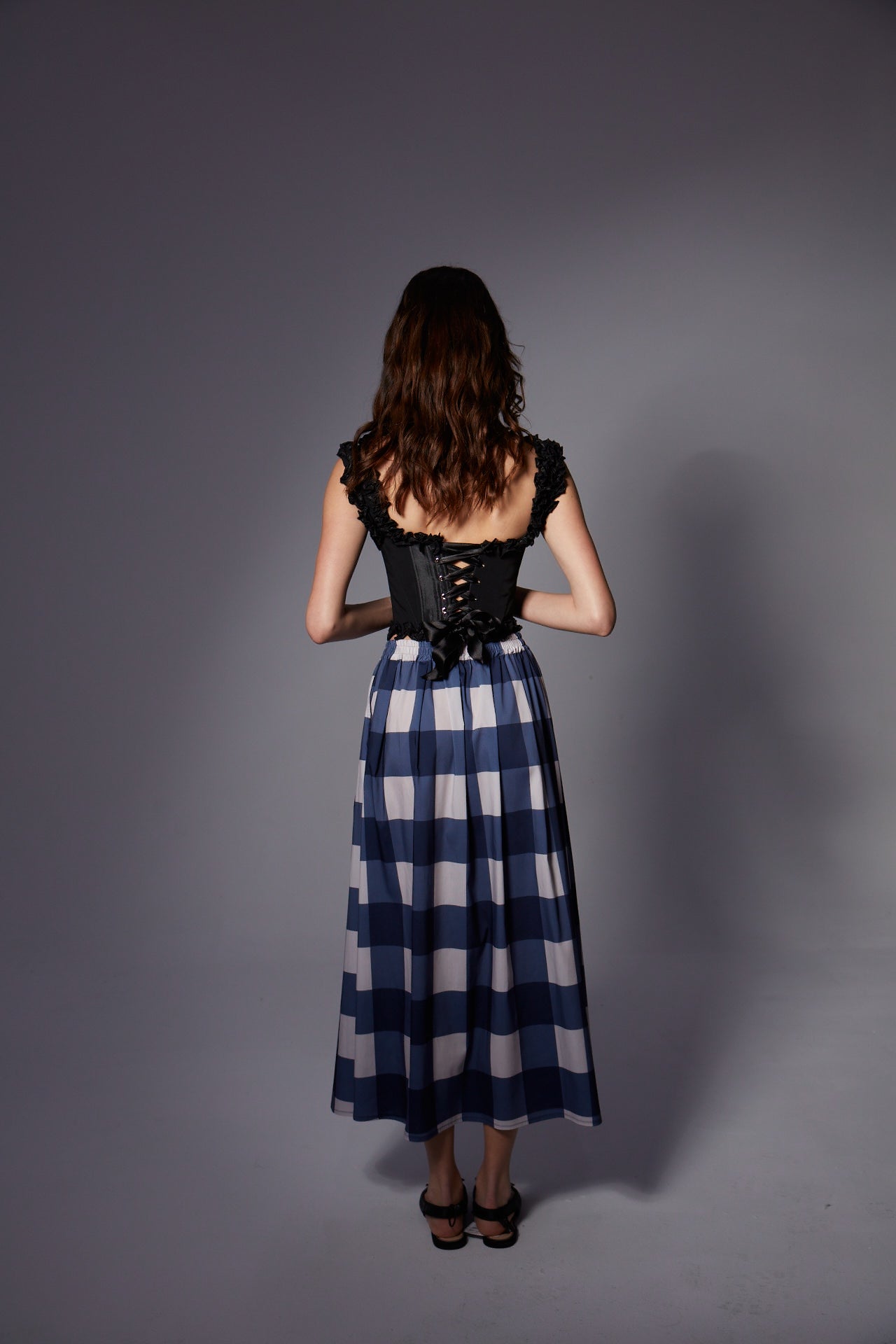 Amelia Checkered Skirt