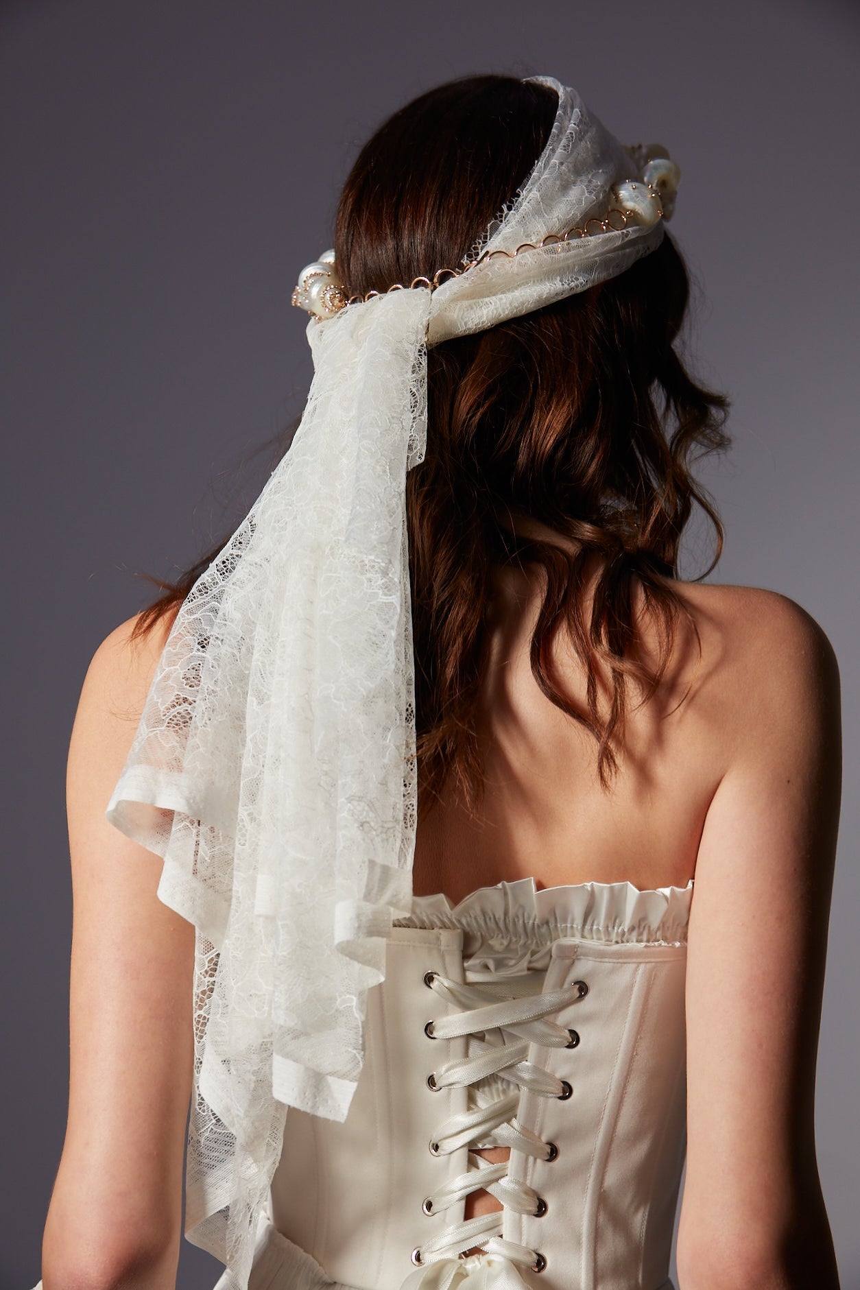 Gloria Ecru Corset Set